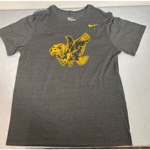 The Nike Tee Men’s Iowa Hawkeyes Black Yellow Short Sleeve Large